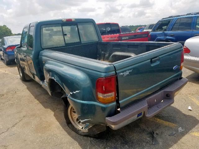 1FTCR14U9VPA54658 - 1997 FORD RANGER SUP GREEN photo 3