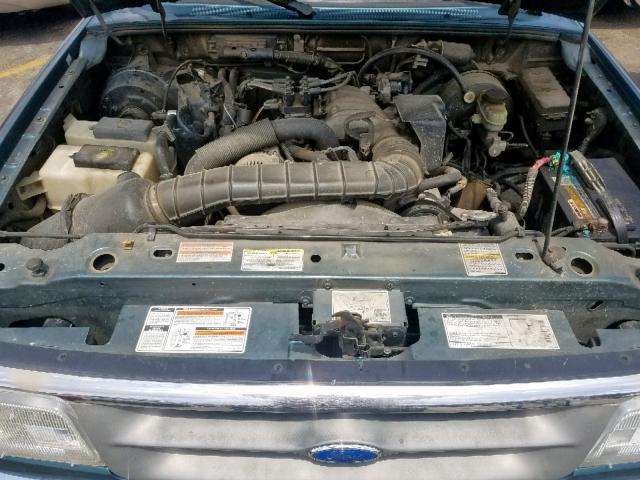 1FTCR14U9VPA54658 - 1997 FORD RANGER SUP GREEN photo 7