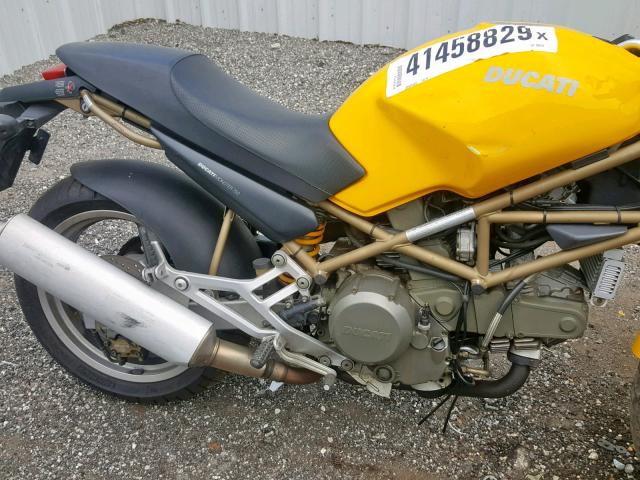 ZDM1RC3LXXB004268 - 1999 DUCATI M750 YELLOW photo 9