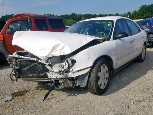 1FAFP52U53G270751 - 2003 FORD TAURUS LX WHITE photo 2