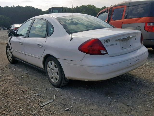 1FAFP52U53G270751 - 2003 FORD TAURUS LX WHITE photo 3