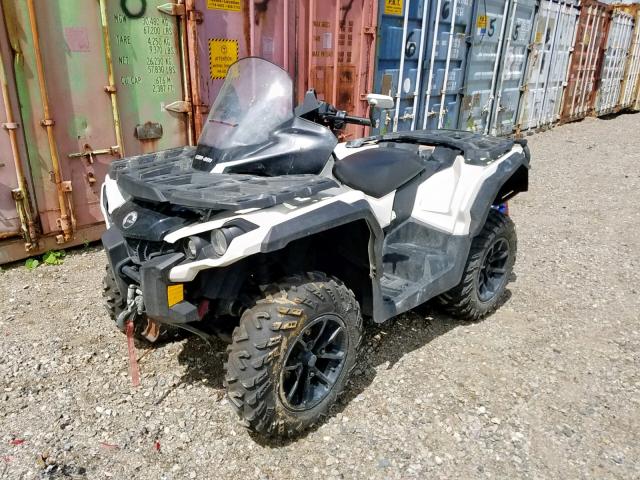 3JBLPAX22HJ000830 - 2017 CAN-AM OUTLANDER WHITE photo 2