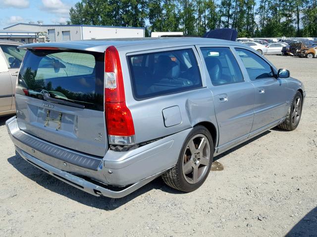 YV1SJ527862543441 - 2006 VOLVO V70 R SILVER photo 4