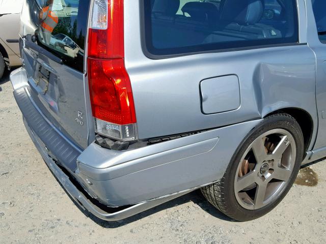 YV1SJ527862543441 - 2006 VOLVO V70 R SILVER photo 9