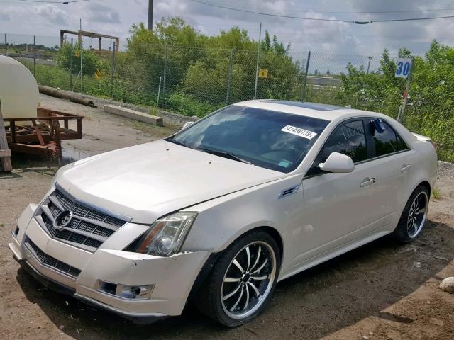 1G6DP5EV8A0124133 - 2010 CADILLAC CTS PREMIU WHITE photo 2