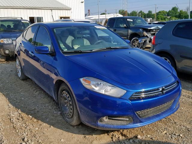 1C3CDFCH5DD155202 - 2013 DODGE DART LIMIT BLUE photo 1