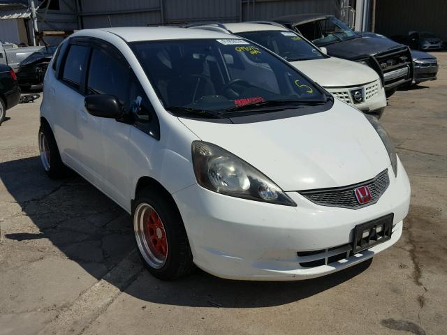 JHMGE8H22AS019013 - 2010 HONDA FIT WHITE photo 1