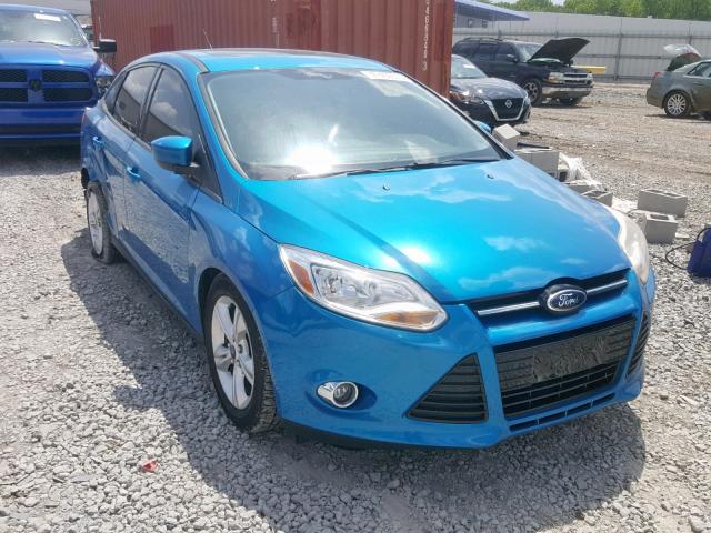 1FAHP3F21CL318212 - 2012 FORD FOCUS SE BLUE photo 1