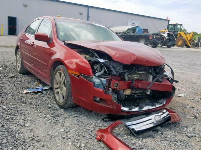 3FAHP08118R246763 - 2008 FORD FUSION SEL RED photo 1
