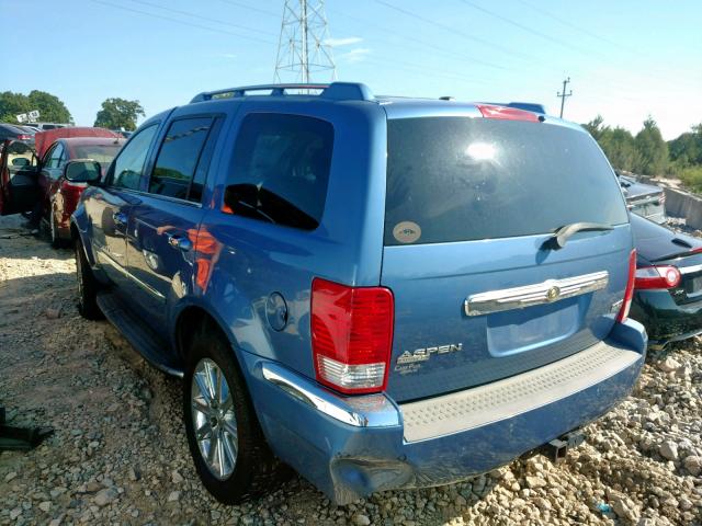 1A8HW58227F571901 - 2007 CHRYSLER ASPEN LIMI BLUE photo 3