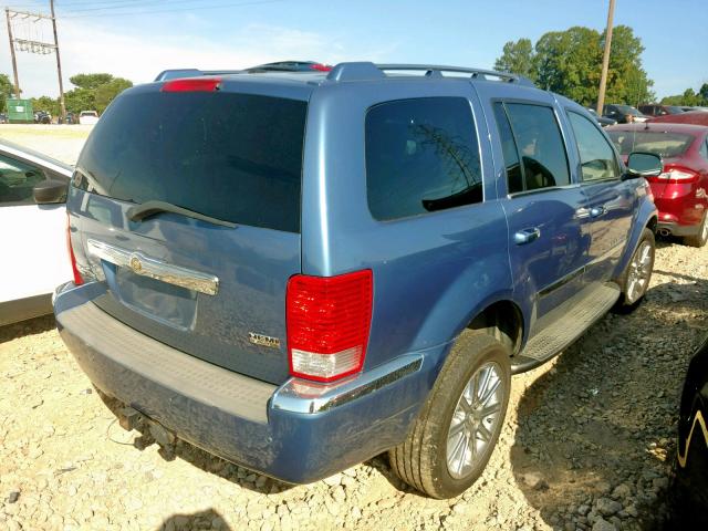 1A8HW58227F571901 - 2007 CHRYSLER ASPEN LIMI BLUE photo 4