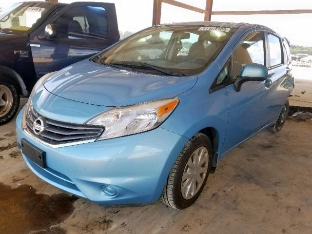 3N1CE2CP4EL421753 - 2014 NISSAN VERSA NOTE BLUE photo 2