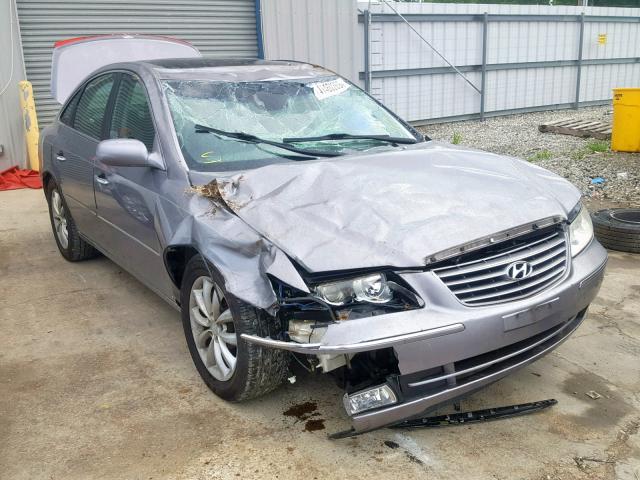 KMHFC46F46A060589 - 2006 HYUNDAI AZERA SE GRAY photo 1