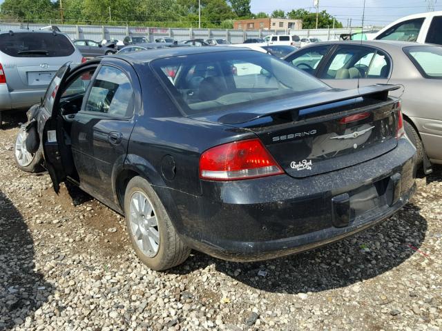 1C3EL56R46N236375 - 2006 CHRYSLER SEBRING TO BLACK photo 3