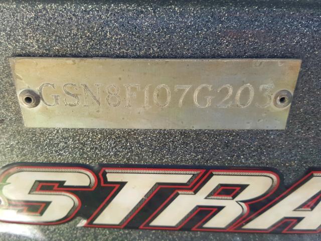 GSN8F107G203 - 2003 STRA BOAT BLACK photo 10