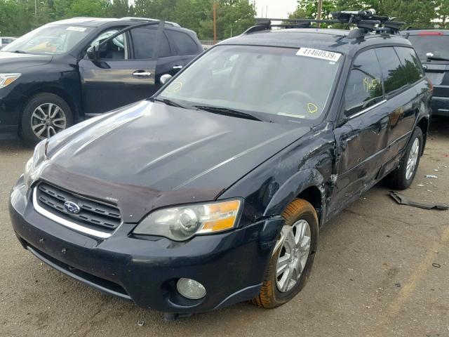 4S4BP61C757364345 - 2005 SUBARU LEGACY OUT BLACK photo 2