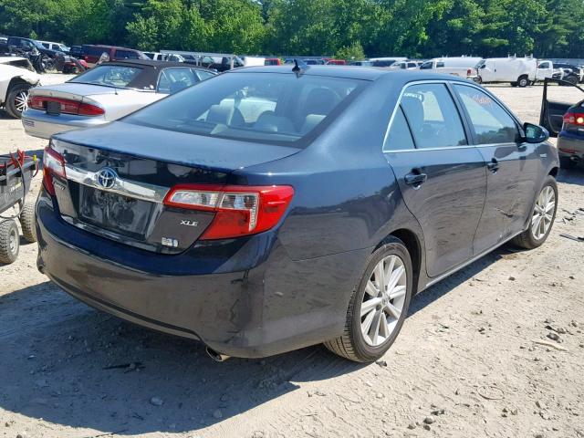 4T1BD1FK8DU072117 - 2013 TOYOTA CAMRY HYBR GRAY photo 4