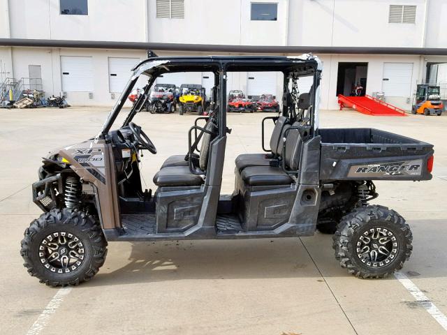 4XARVE993H8029388 - 2017 POLARIS RANGER CRE BROWN photo 3