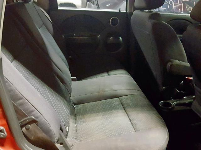 KL1TD66677B739503 - 2007 CHEVROLET AVEO BASE Qırmızı foto 6