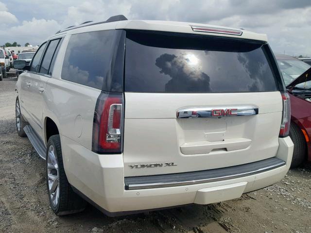 1GKS1JKJ7FR199378 - 2015 GMC YUKON XL D WHITE photo 3