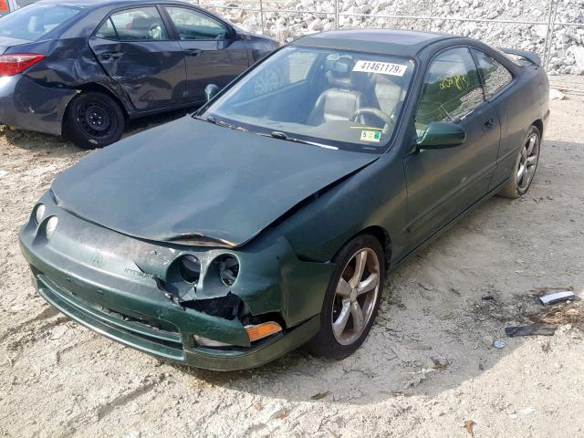 JH4DC4369VS001951 - 1997 ACURA INTEGRA GS GREEN photo 2