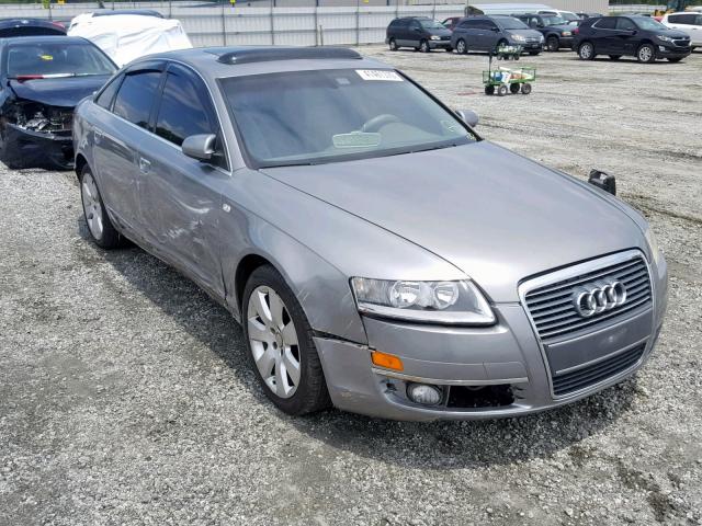 WAUAH74F36N156305 - 2006 AUDI A6 3.2 GRAY photo 1