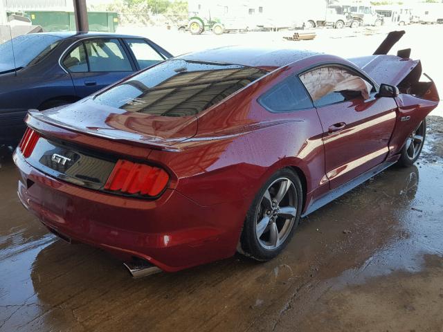 1FA6P8CF5H5322979 - 2017 FORD MUSTANG GT RED photo 4