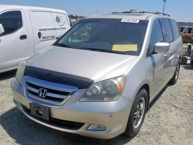 5FNRL38846B095070 - 2006 HONDA ODYSSEY TO SILVER photo 2