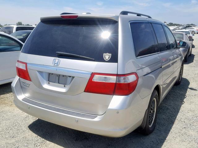 5FNRL38846B095070 - 2006 HONDA ODYSSEY TO SILVER photo 4