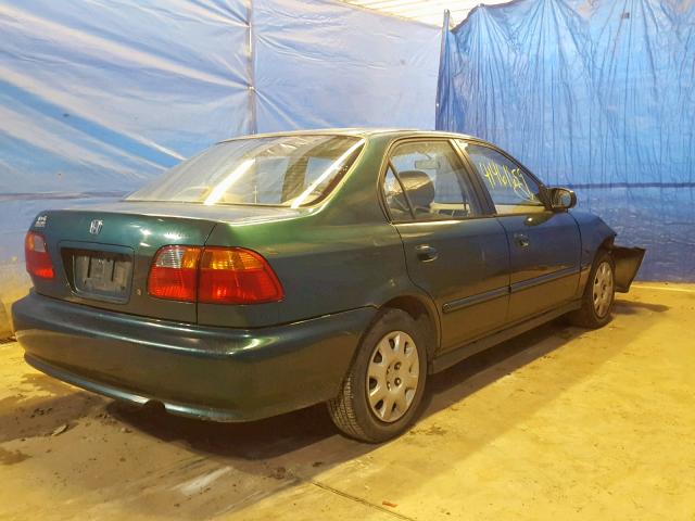 2HGEJ6617XH581087 - 1999 HONDA CIVIC BASE GREEN photo 4