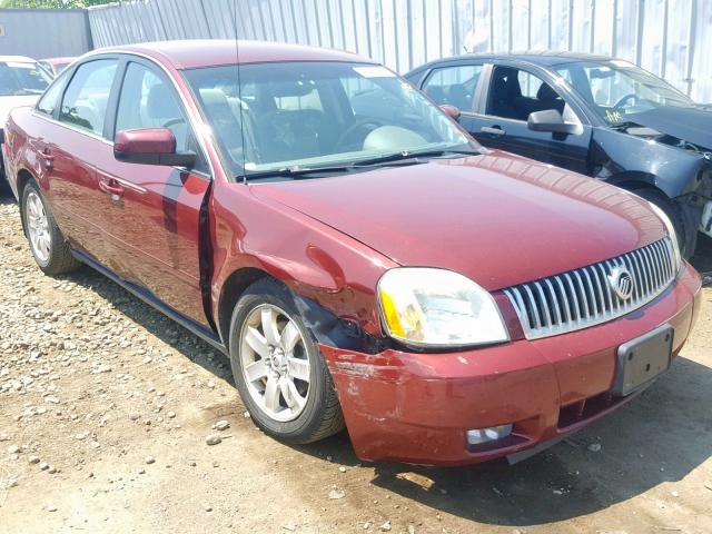 1MEFM40135G613340 - 2005 MERCURY MONTEGO LU BURGUNDY photo 1