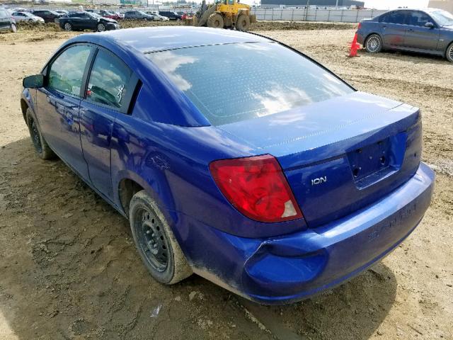 1G8AM15F96Z195011 - 2006 SATURN ION LEVEL BLUE photo 3