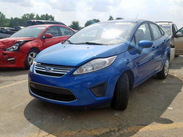 3FADP4BJ9BM238364 - 2011 FORD FIESTA SE BLUE photo 2