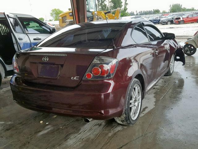 JTKDE177870161923 - 2007 TOYOTA SCION TC 栗色 照片 4