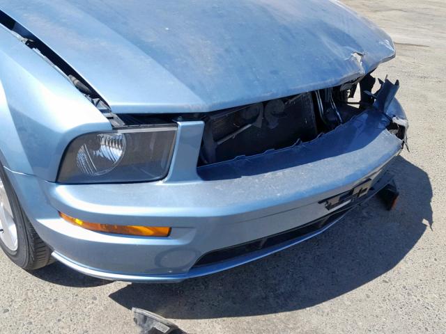 1ZVFT85H865125884 - 2006 FORD MUSTANG GT BLUE photo 9
