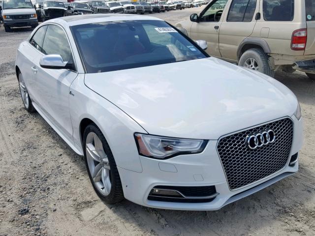 WAUCGAFR6DA035787 - 2013 AUDI S5 PREMIUM WHITE photo 1