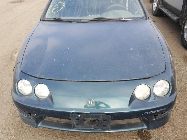 JH4DC4366WS018272 - 1998 ACURA INTEGRA GS GREEN photo 10