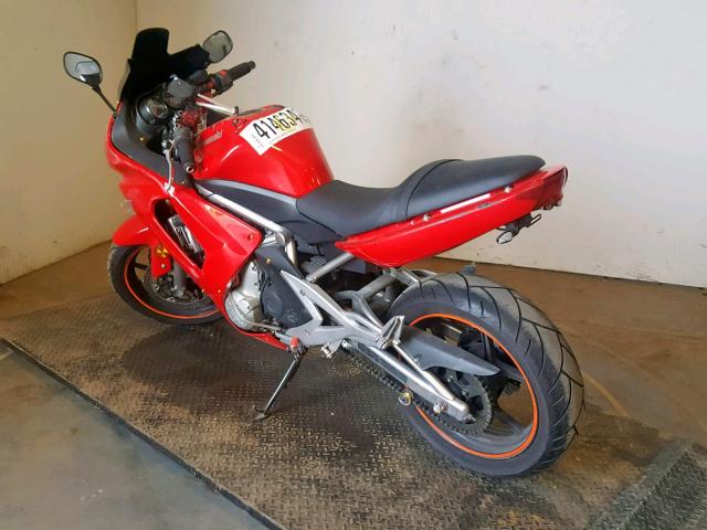 JKAEXEA117A028815 - 2007 KAWASAKI EX650 A Qırmızı foto 3