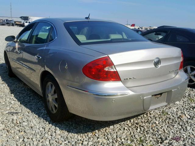 2G4WD582881281767 - 2008 BUICK LACROSSE C SILVER photo 3