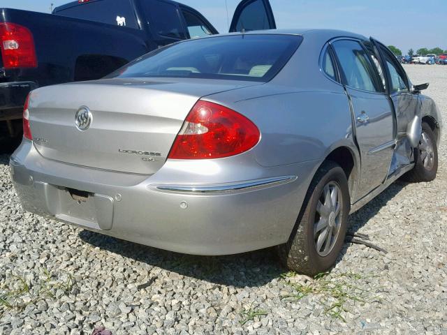 2G4WD582881281767 - 2008 BUICK LACROSSE C SILVER photo 4