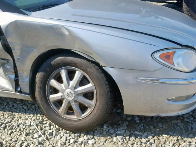 2G4WD582881281767 - 2008 BUICK LACROSSE C SILVER photo 9