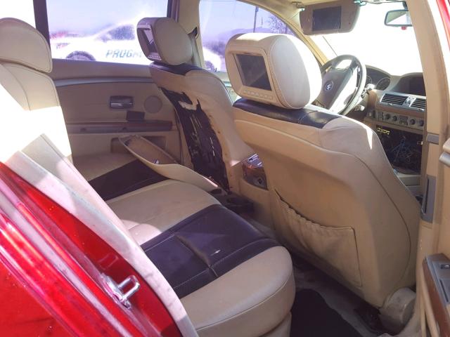 WBAGL63412DP51009 - 2002 BMW 745 I RED photo 6