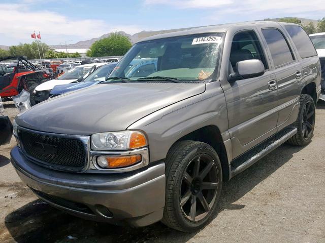 1GKEK63U86J110366 - 2006 GMC YUKON DENA GRAY photo 2