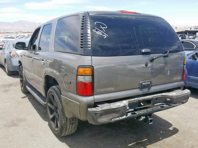 1GKEK63U86J110366 - 2006 GMC YUKON DENA GRAY photo 3