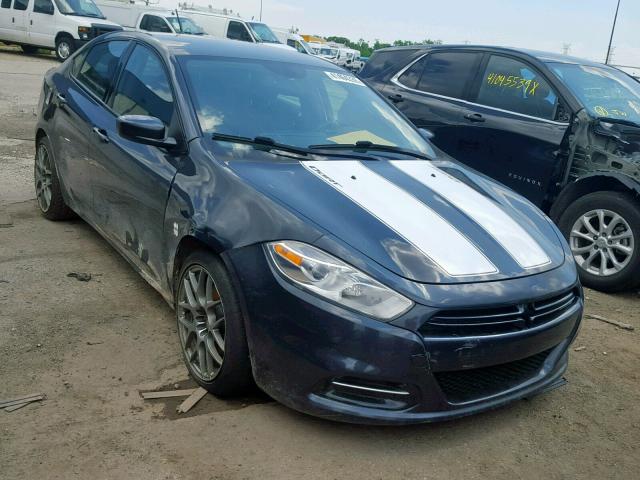 1C3CDFBA1DD148106 - 2013 DODGE DART SXT BLUE photo 1