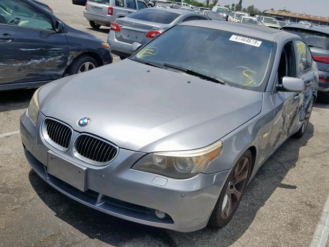 WBANB53597CP03607 - 2007 BMW 550 I SILVER photo 2