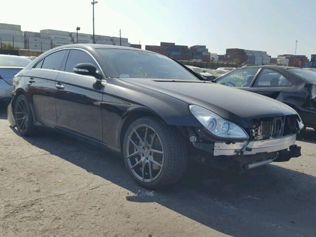 WDDDJ72X48A137486 - 2008 MERCEDES-BENZ CLS 550 BLACK photo 1