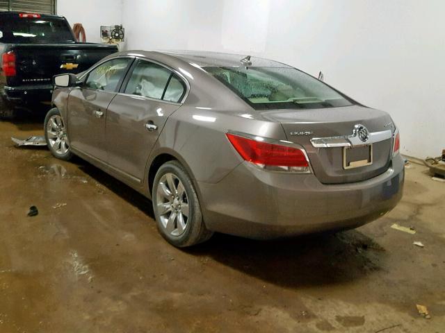 1G4GC5ED6BF288875 - 2011 BUICK LACROSSE C BROWN photo 3