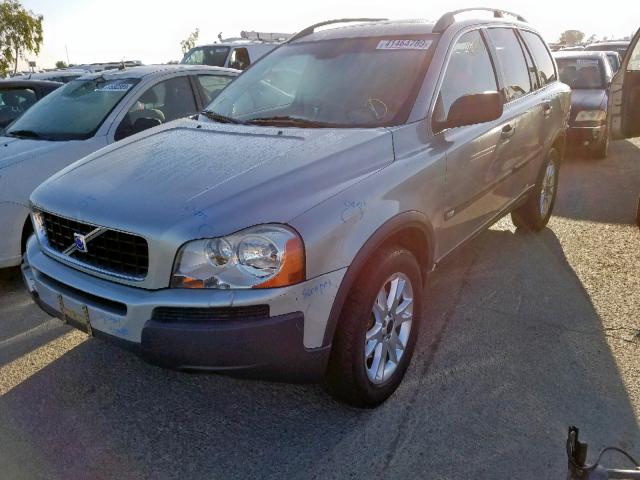 YV1CZ91H841112809 - 2004 VOLVO XC90 T6 SILVER photo 2