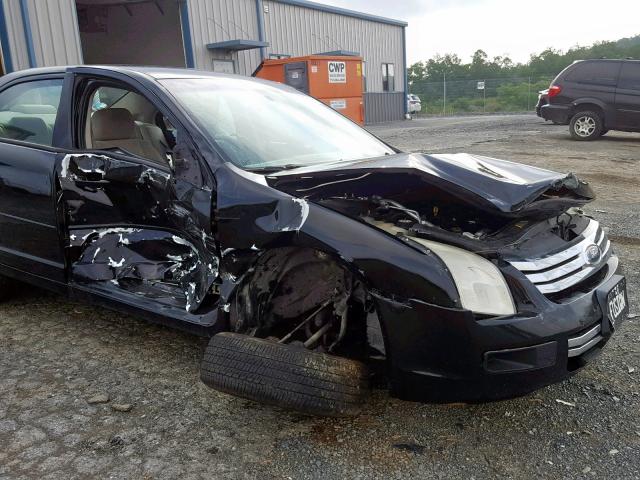 3FAFP06Z46R146301 - 2006 FORD FUSION S BLACK photo 9